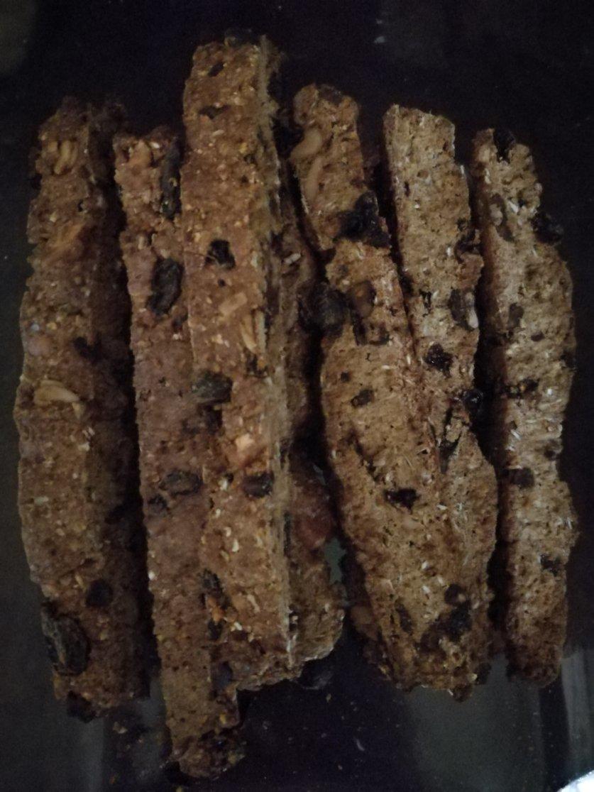 【健康零食】燕麦坚果意式脆饼