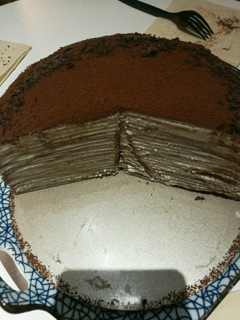 巧克力千层蛋糕