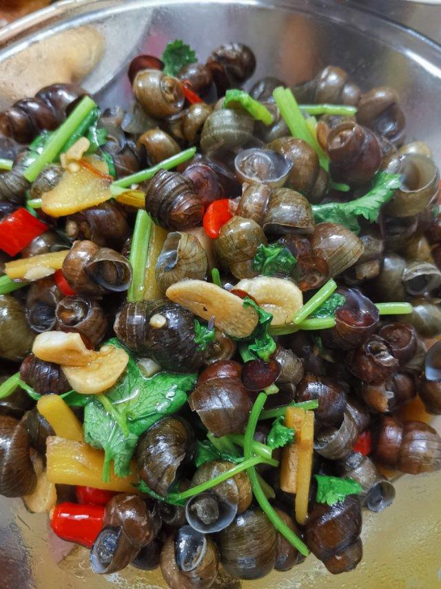 zxj锺做的炒田螺