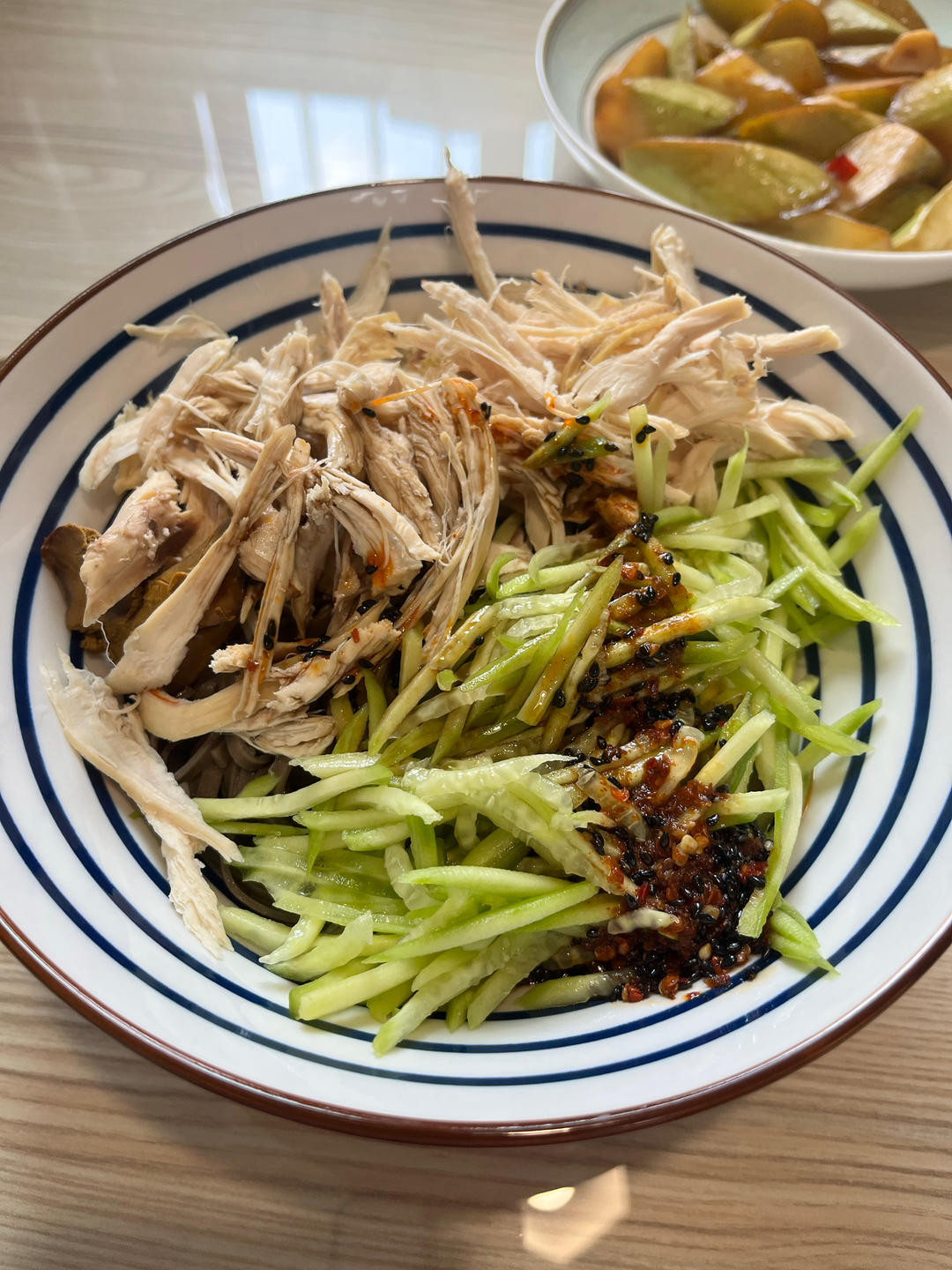 🥒鸡丝凉面