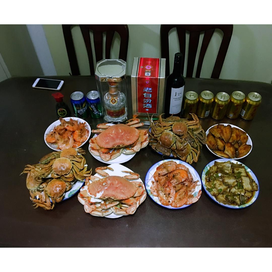 清蒸大闸蟹&帝王蟹