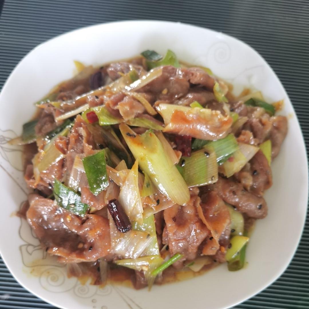 葱爆孜然羊肉卷