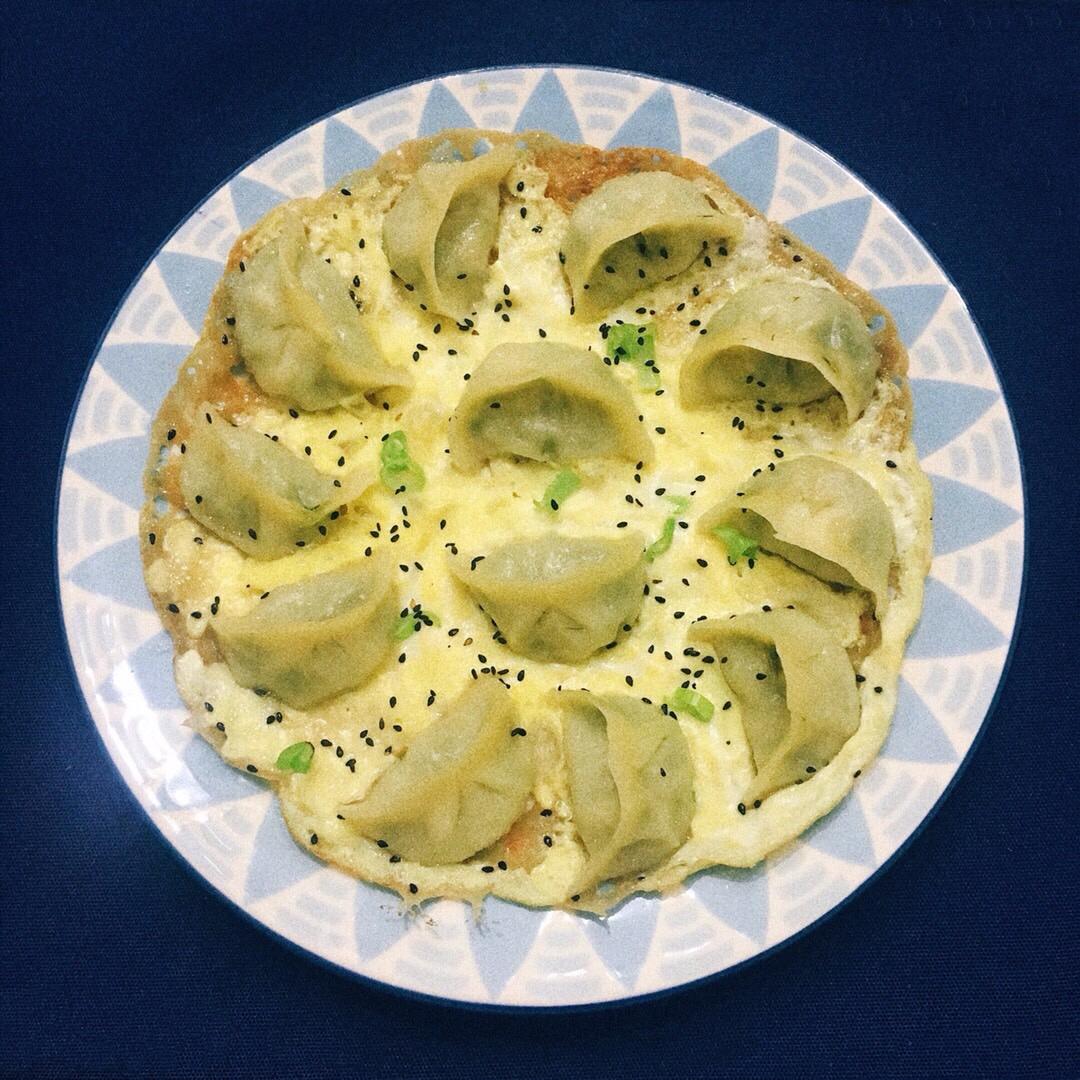 懒人快手抱蛋煎饺