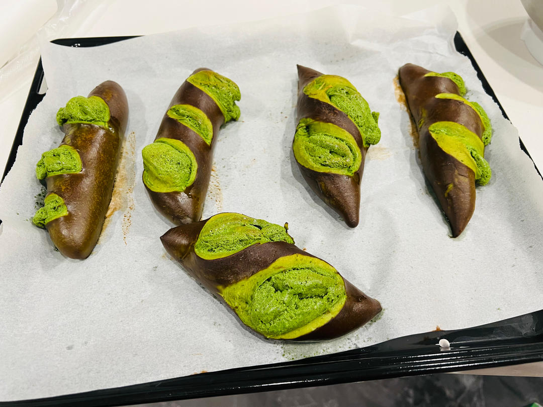 一口封神的抹茶奶酥碱水