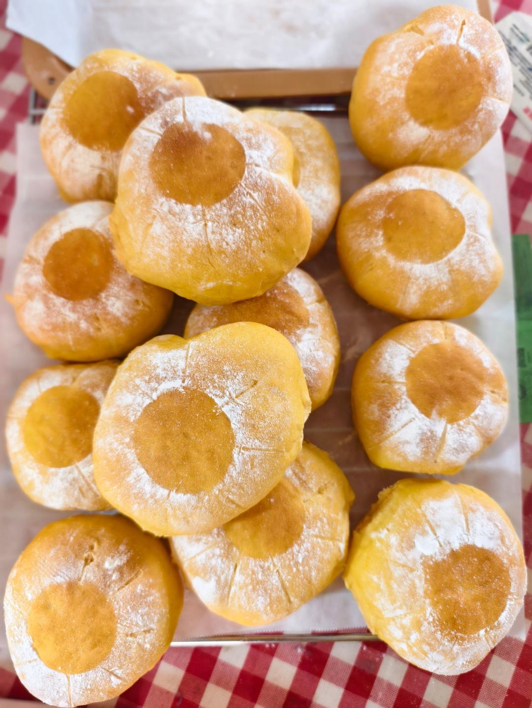 松软又好吃的南瓜乳酪软欧包❗️一次成功