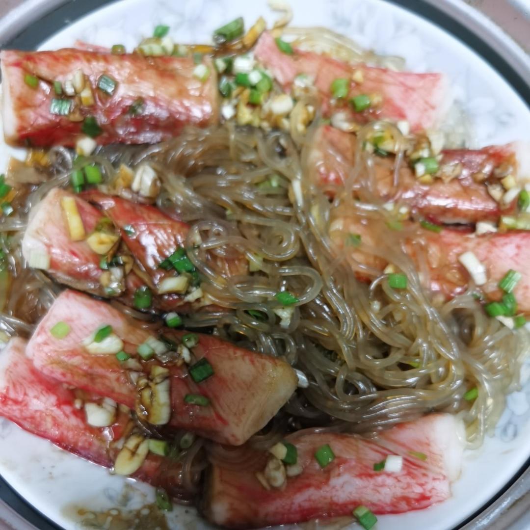 蒜蓉粉丝蒸蟹棒