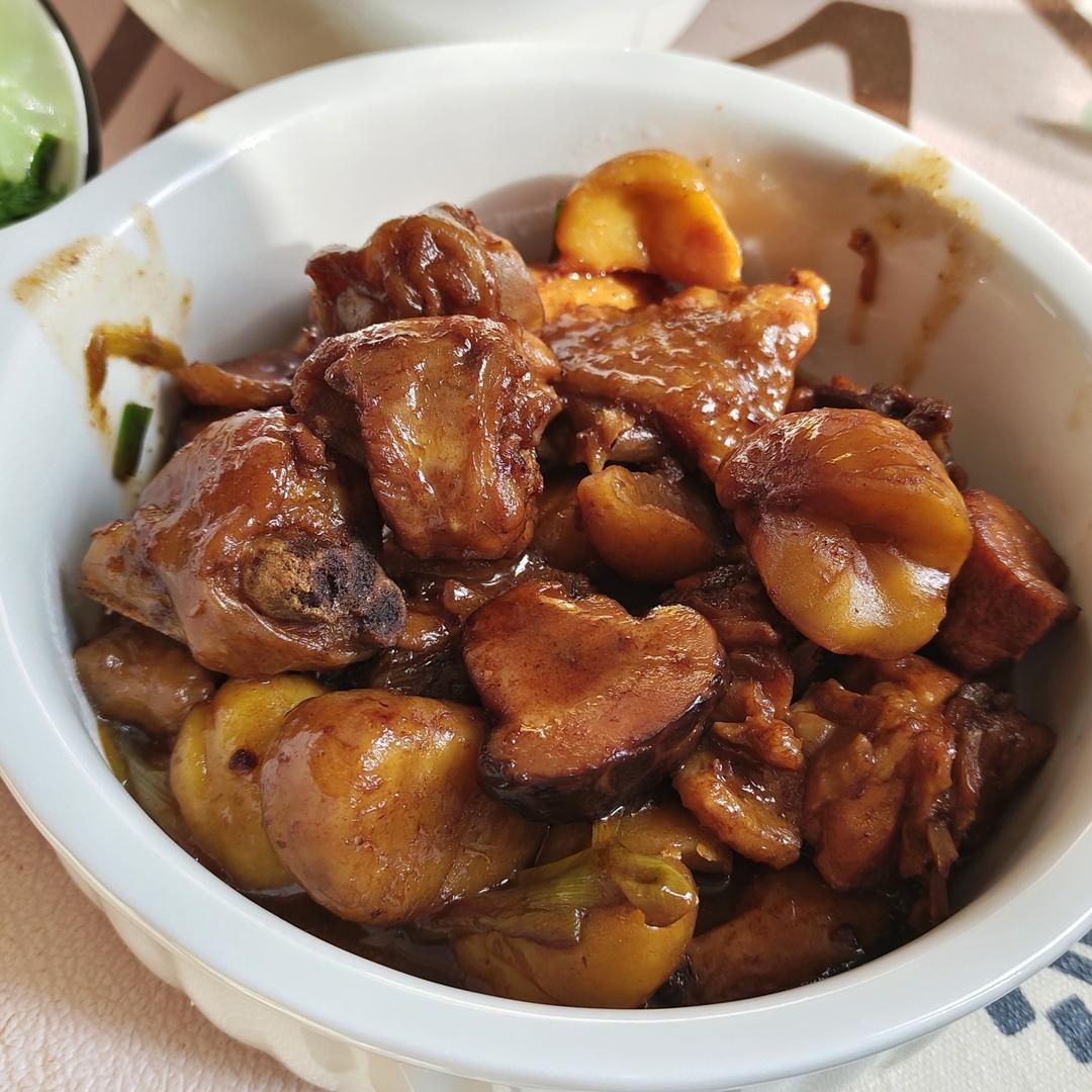 秋天里的美味【板栗烧鸡】含板栗不糊汤的小秘诀