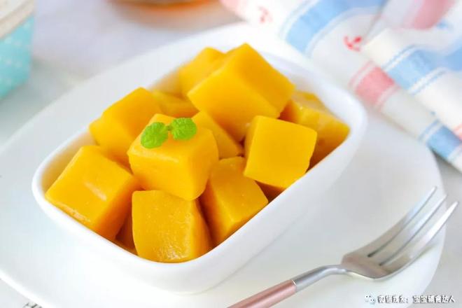 芒果果冻 宝宝辅食食谱的做法