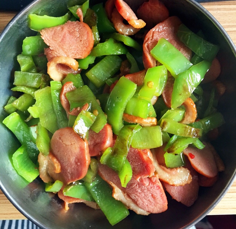 青椒炒鹅肉