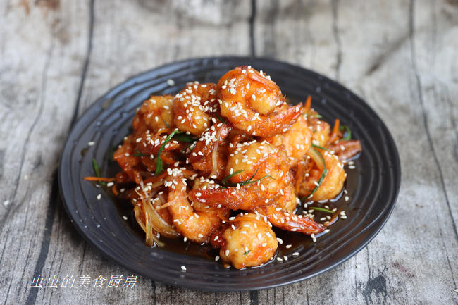 快手锅包大虾的做法