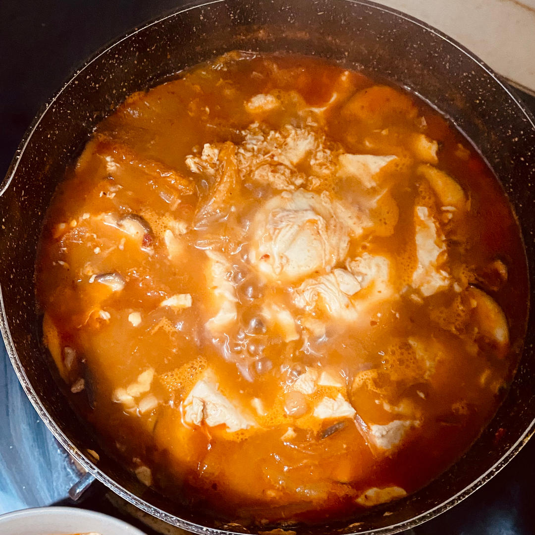 韩国大妈亲授— 韩式泡菜豆腐汤