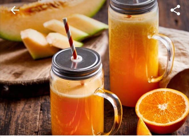 哈密瓜柳橙汁，四季养生的做法