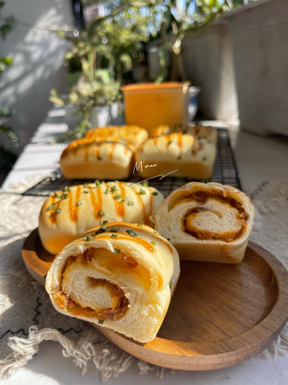 日式葱香芝士餐包