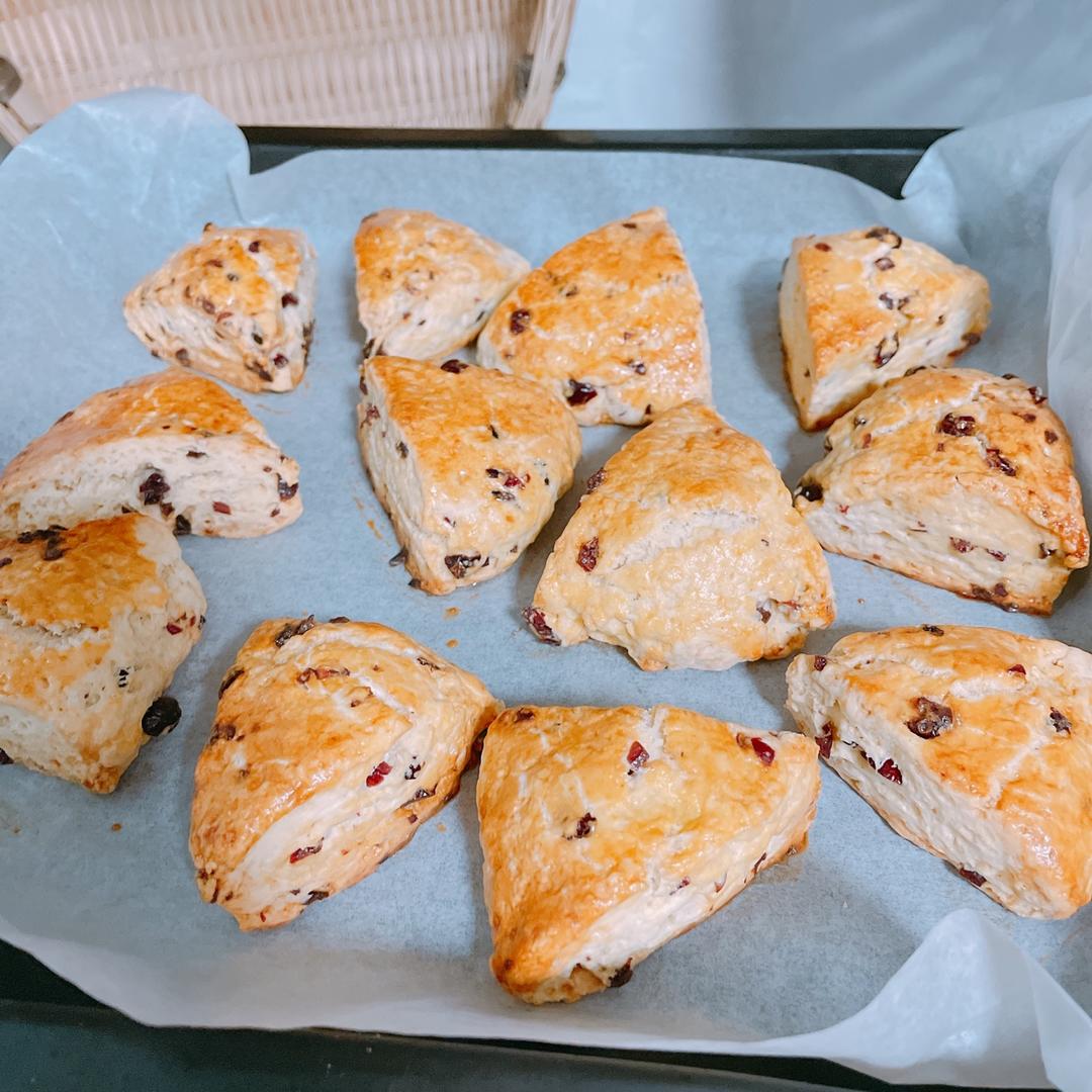 英式司康-蔓越莓司康饼