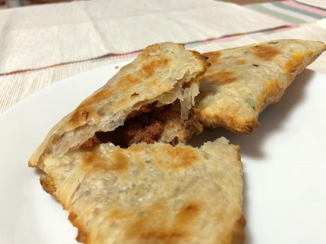 超快手飞饼版肉松酥饼