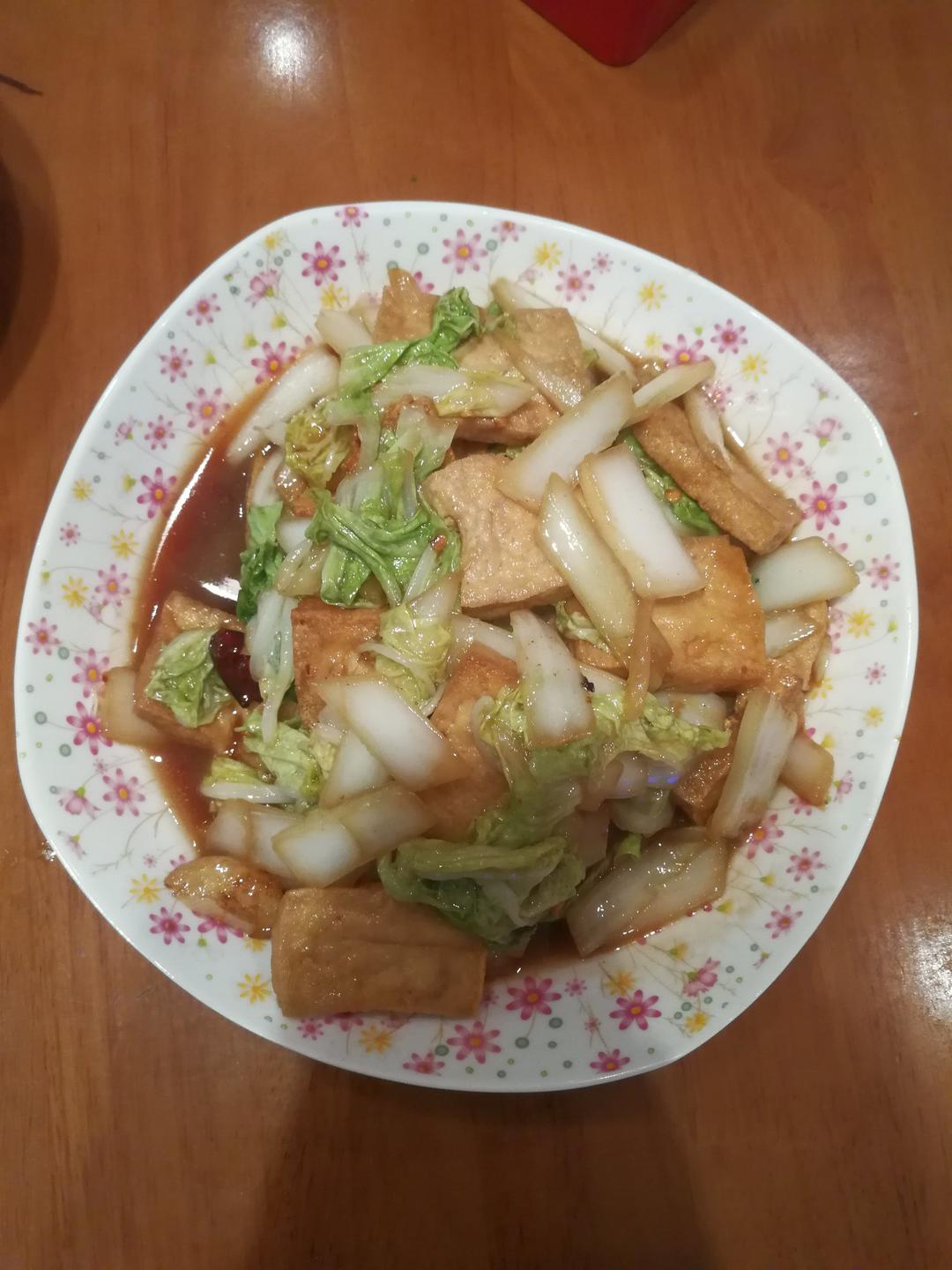 辣炒白菜豆腐