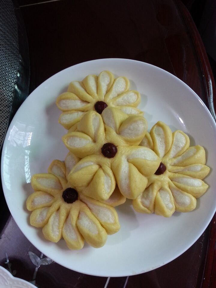 南瓜花样馒头