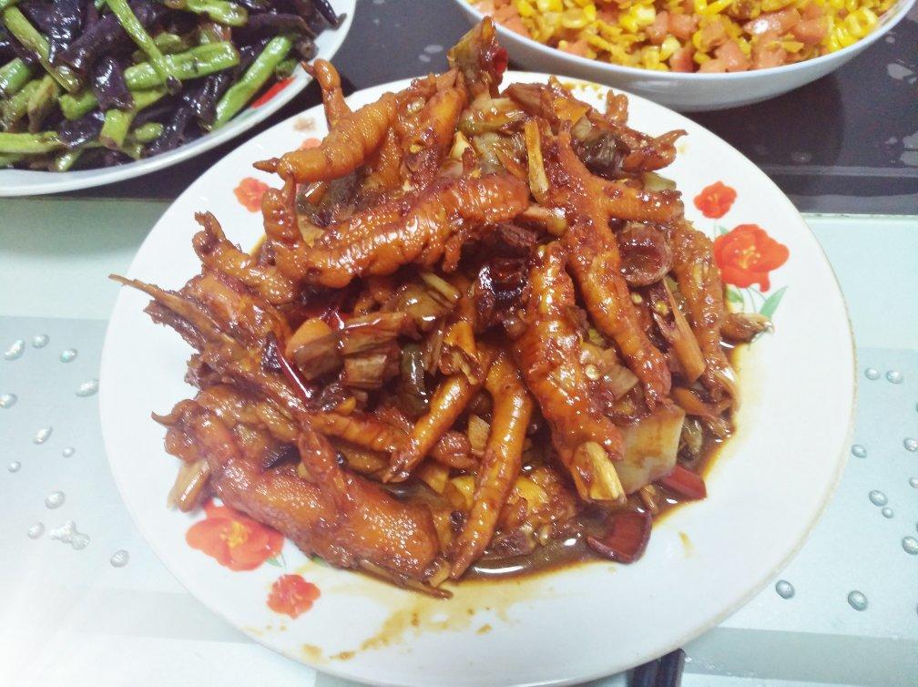 秘制红烧鸡爪
