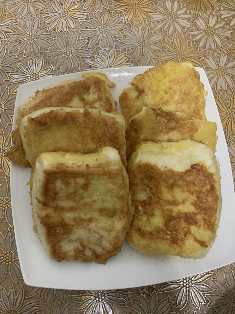 鸡蛋煎馒头片