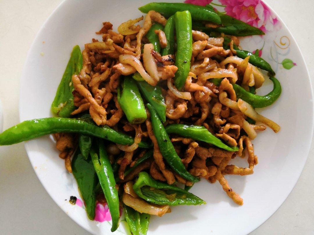 青椒炒肉丝
