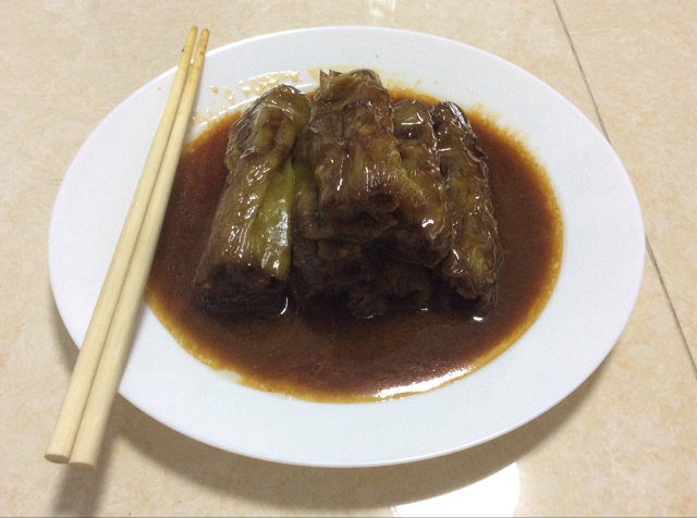 肉馅辣椒-新手下厨 stuffed Chili pepper