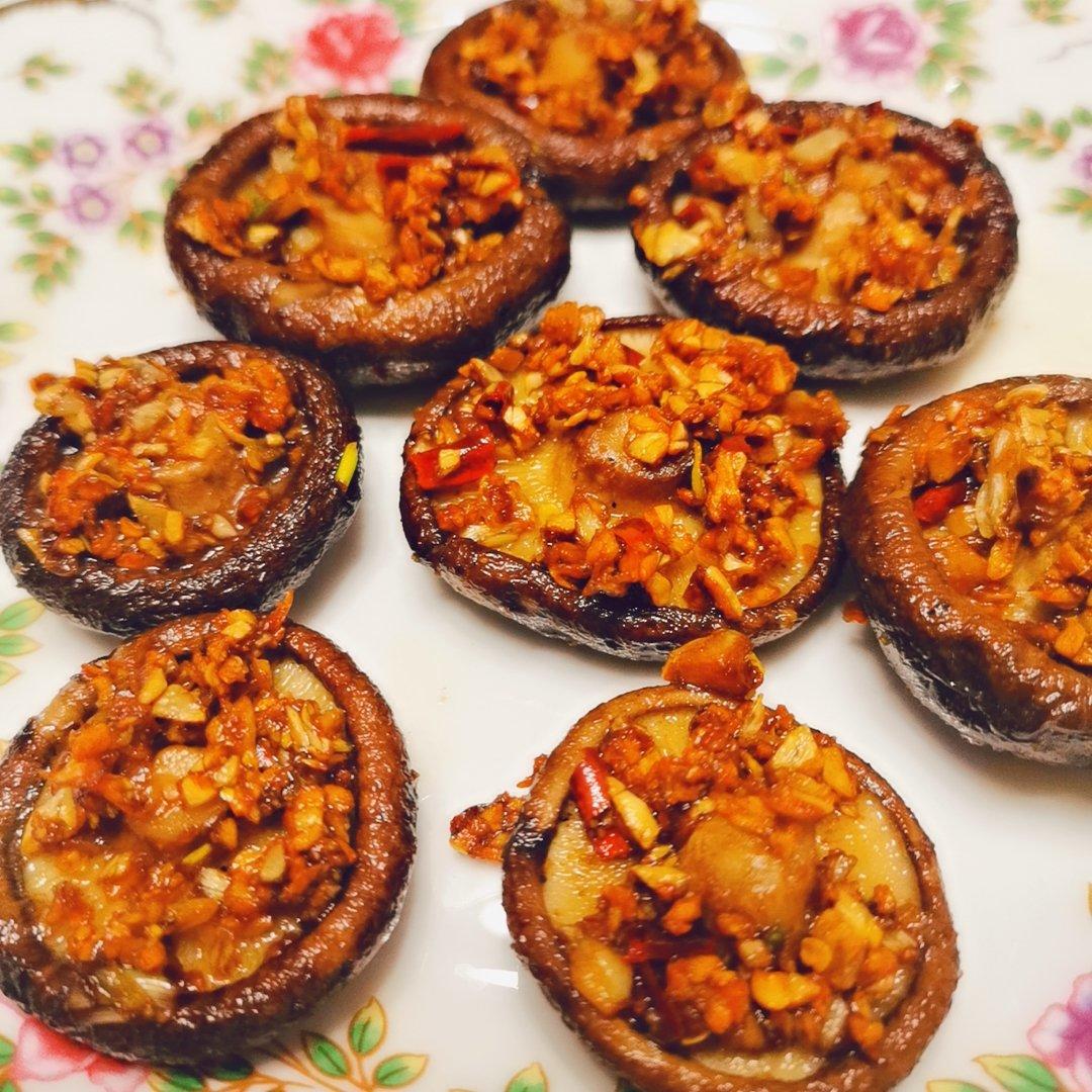 蒜蓉孜然烤香菇