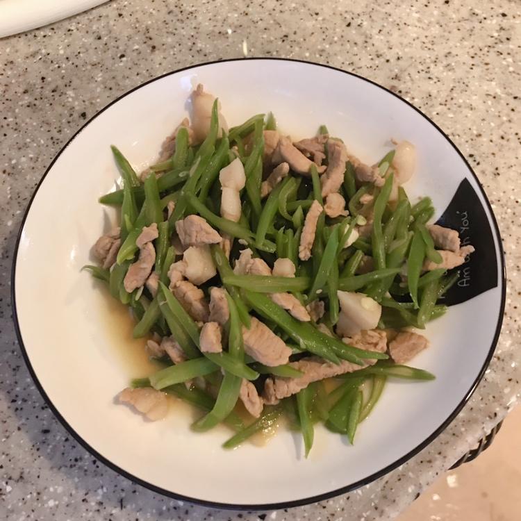 快手菜|豆角丝炒肉