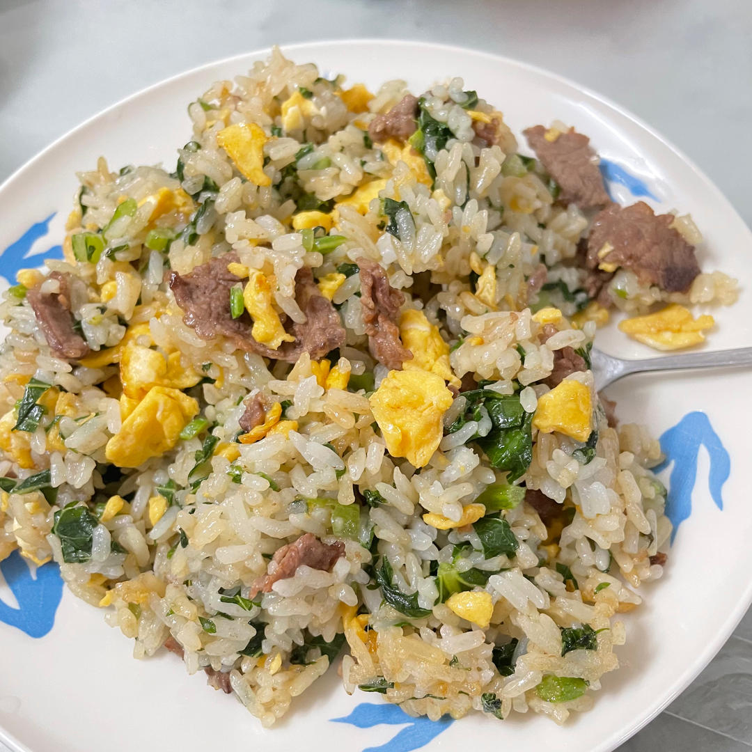 牛肉芥蓝炒饭