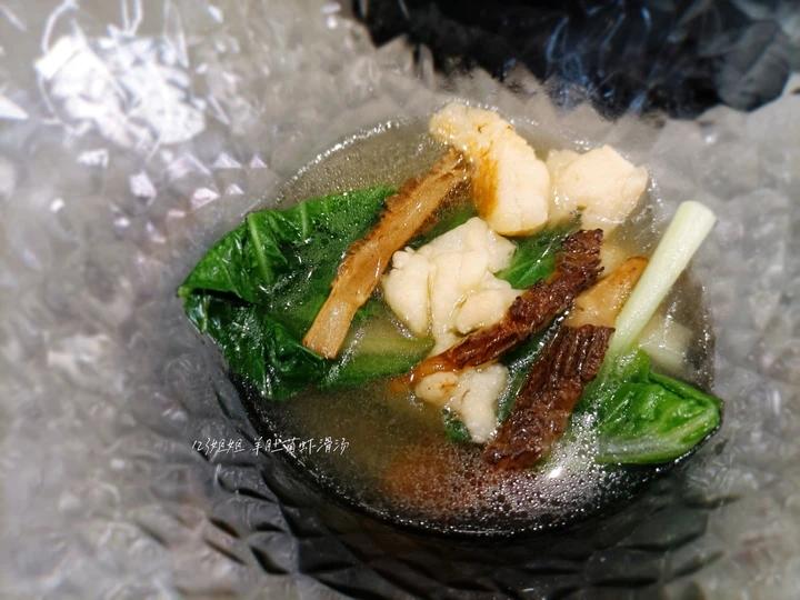 羊肚菌虾滑汤❗️超鲜美