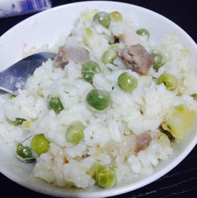 咸肉豆豆饭（重温儿时回忆）的做法