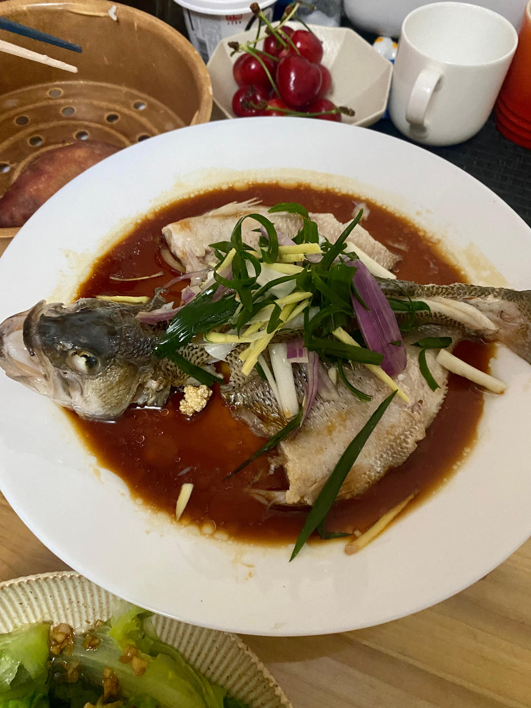 10分钟做 清蒸鲈鱼 （附切鱼图解）