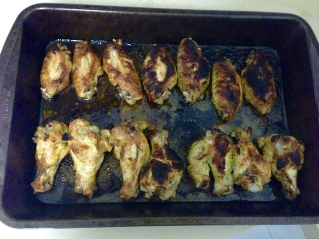 自配酱料烤鸡翅