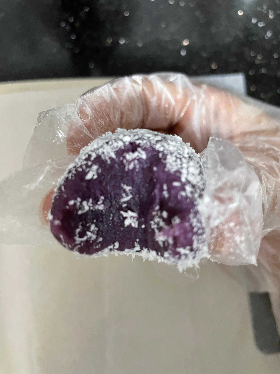 紫薯糯米糍（超简单）