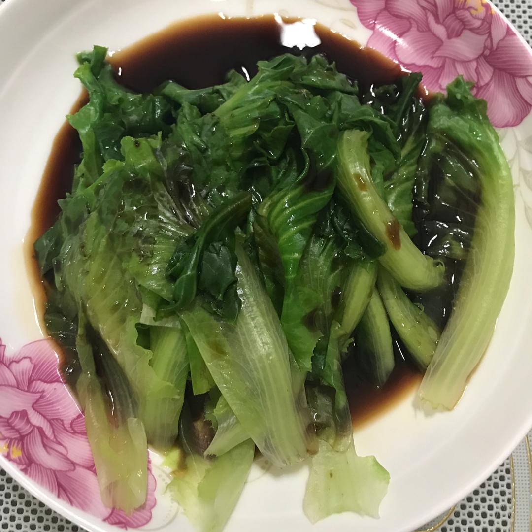 白灼生菜