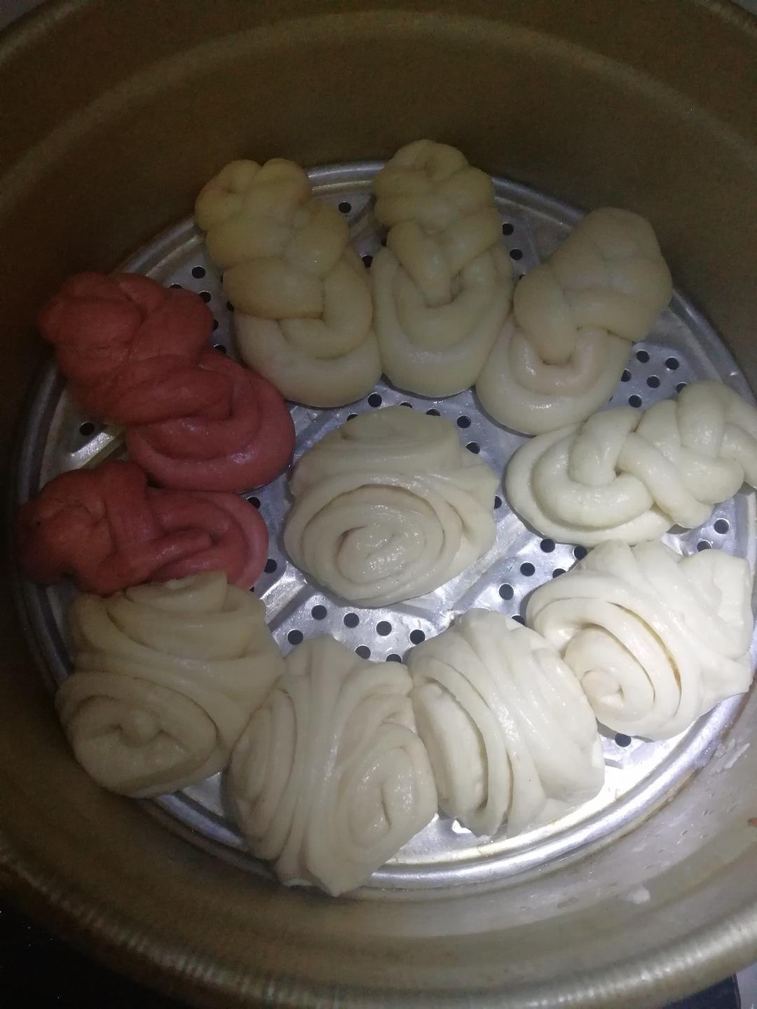 南瓜花卷馒头