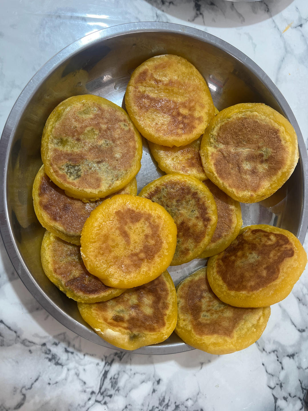 豆沙南瓜饼