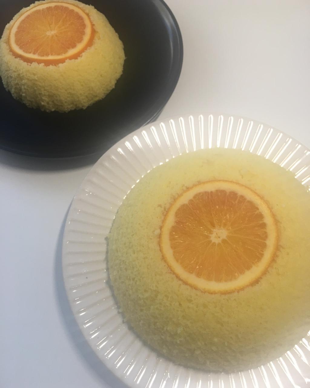 香橙蒸蛋糕