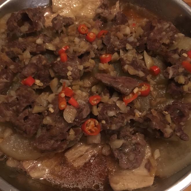 腐竹土豆蒸牛肉的做法