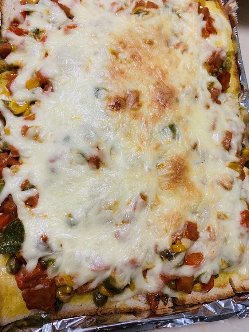 超简单土司披萨！家庭版Toast Pizza