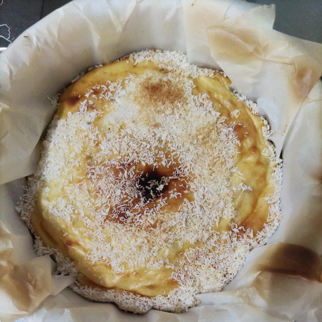 无糖无油的【香蕉酸奶巴斯克】蛋糕