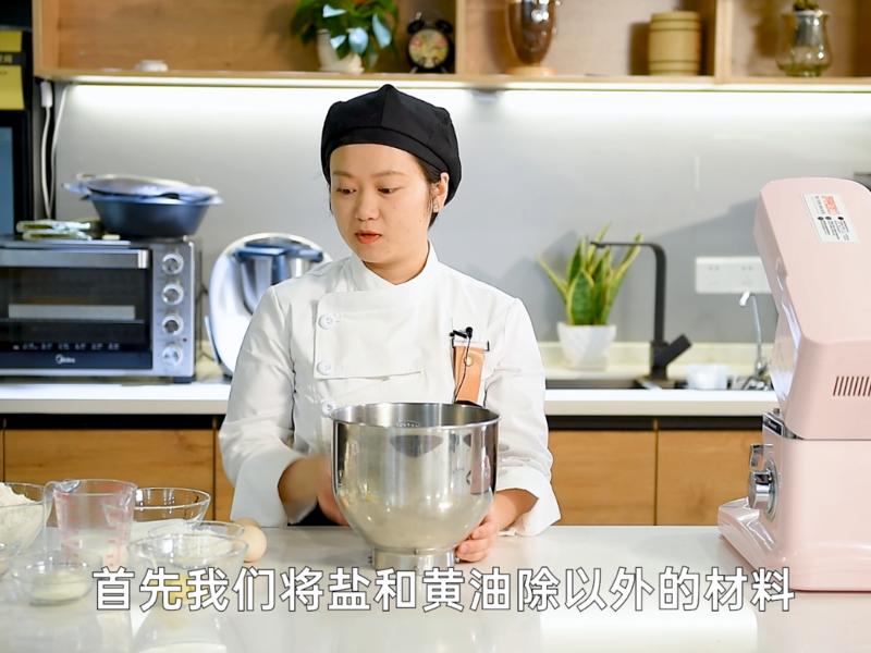 纯奶手撕吐司的做法 步骤1