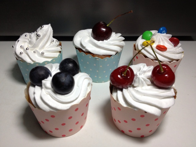 奶油戚风杯子蛋糕