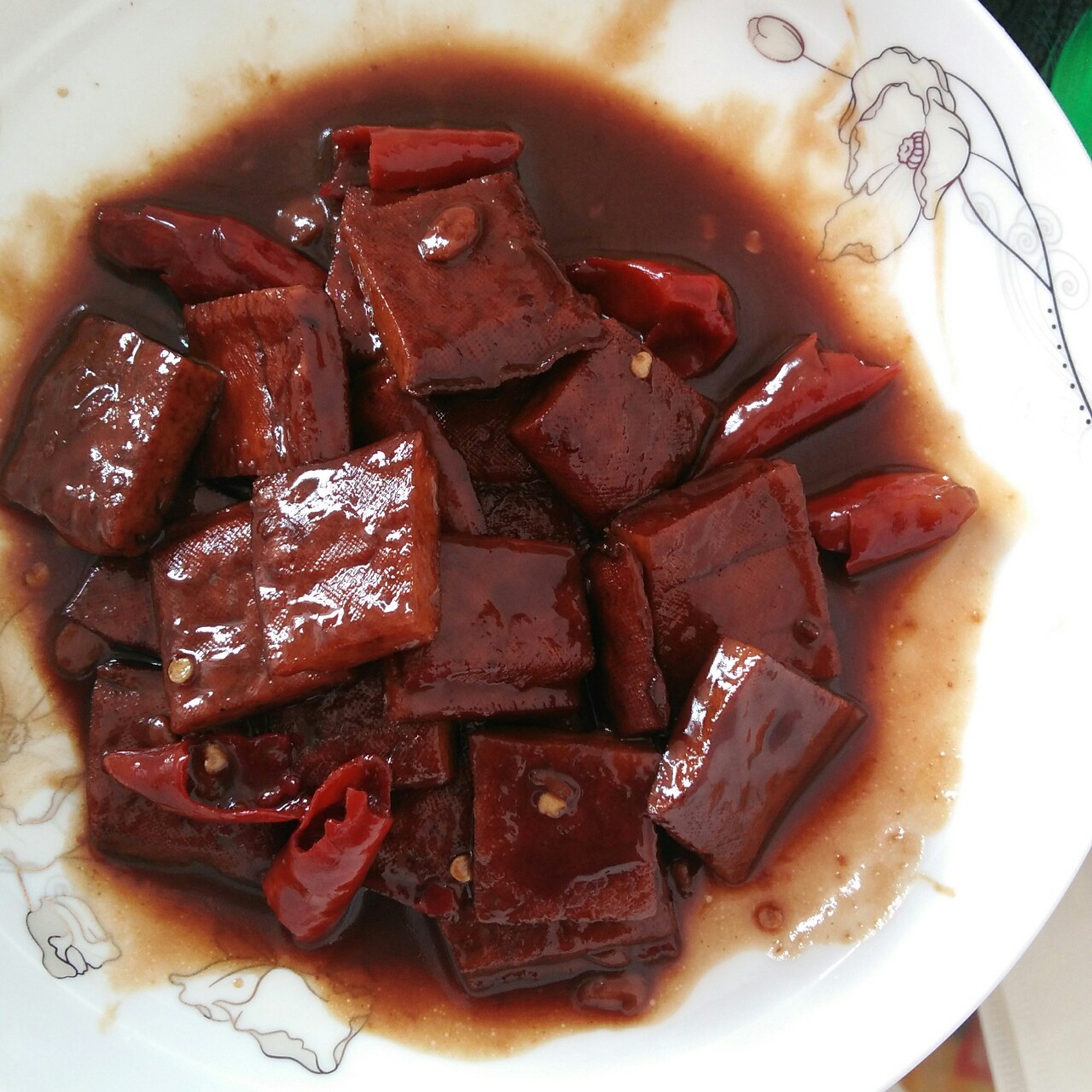 葱香酱卤豆腐干