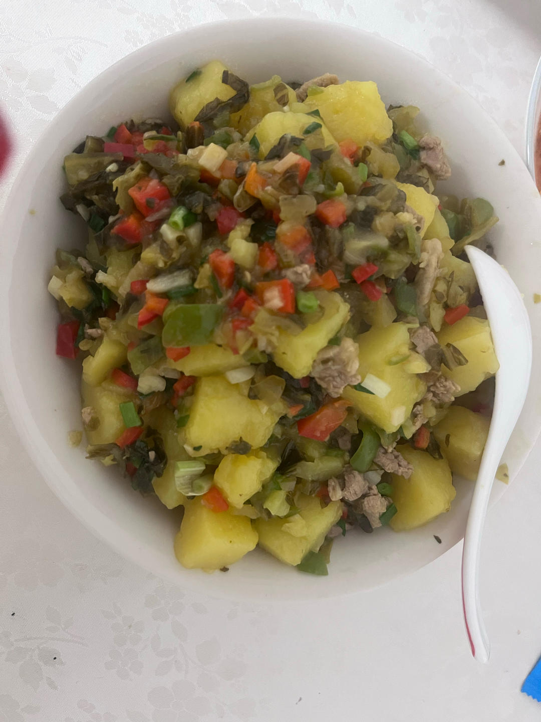 酸菜炒米豆腐-正经湘菜