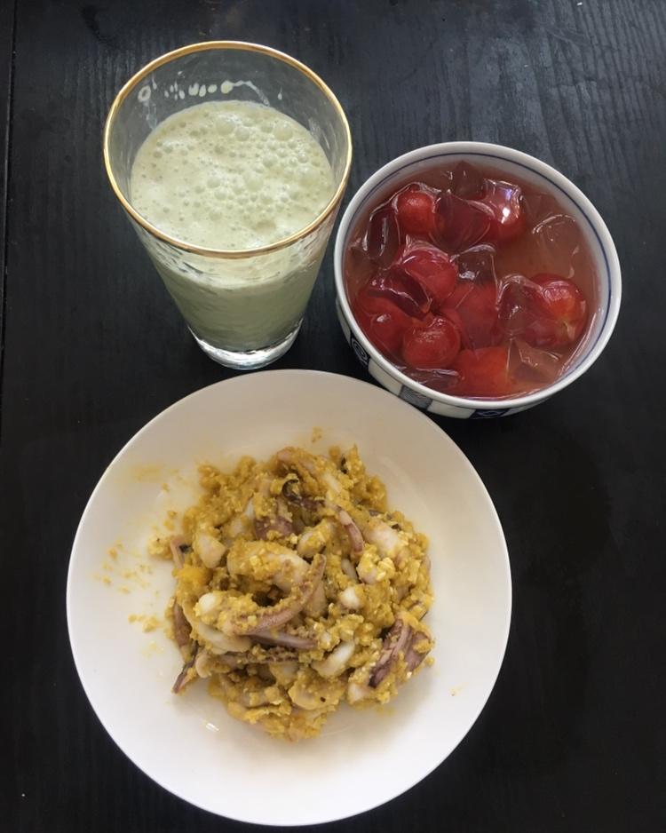 小羽私厨之咸蛋黄焗鱿鱼