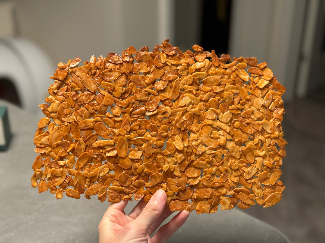 焦糖脆脆杏仁瓦片