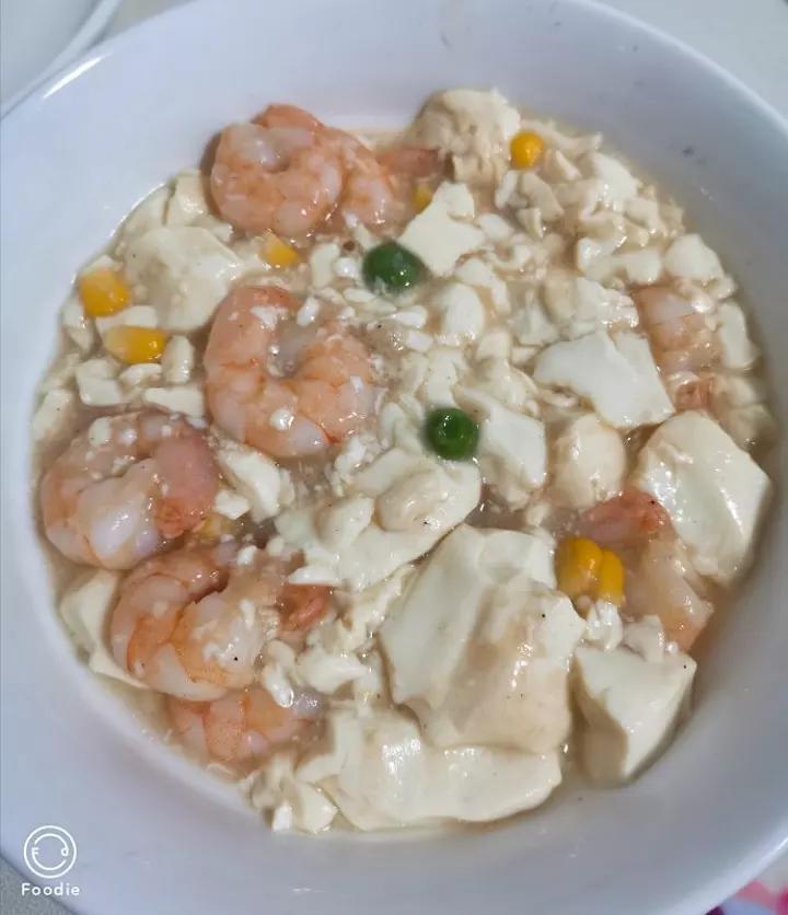 虾仁豆腐煲