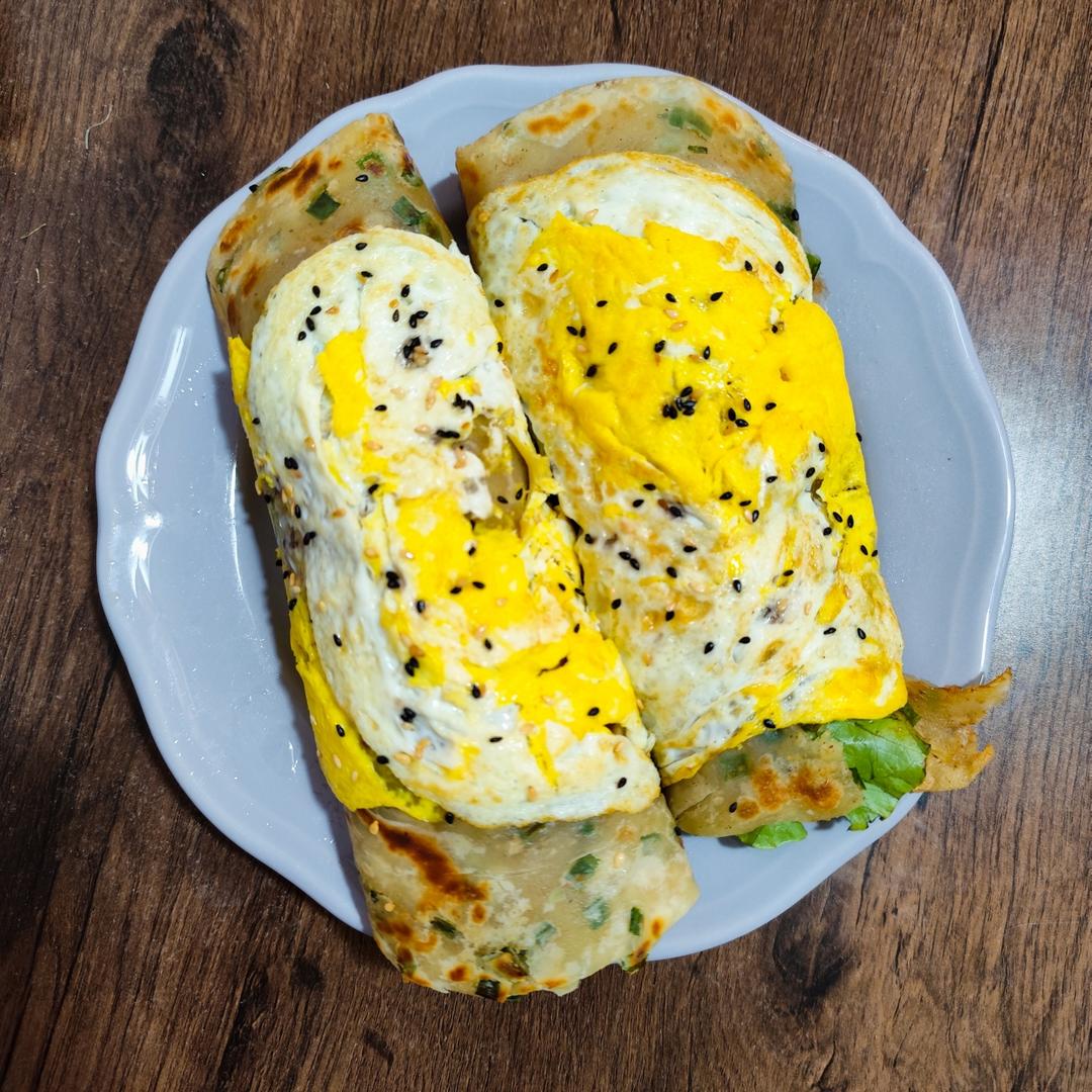 家常葱油饼 柔软多层 凉了也不硬 附细节视频详解