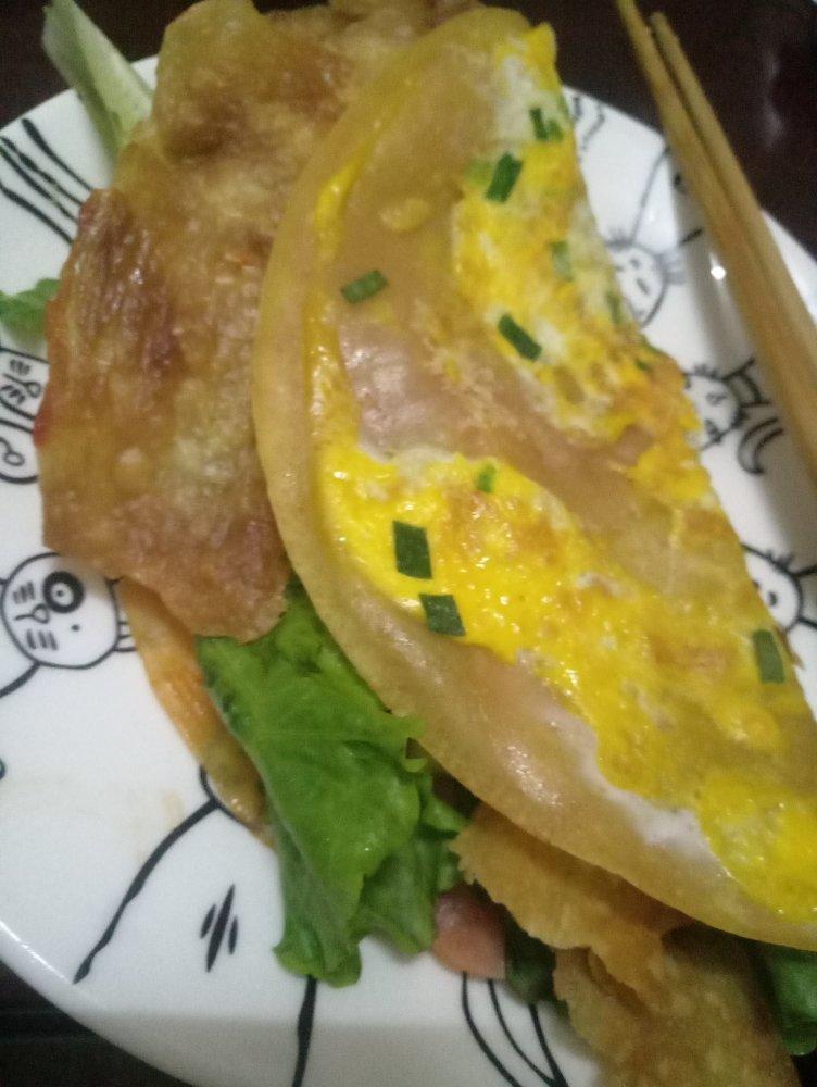平底锅版煎饼果子