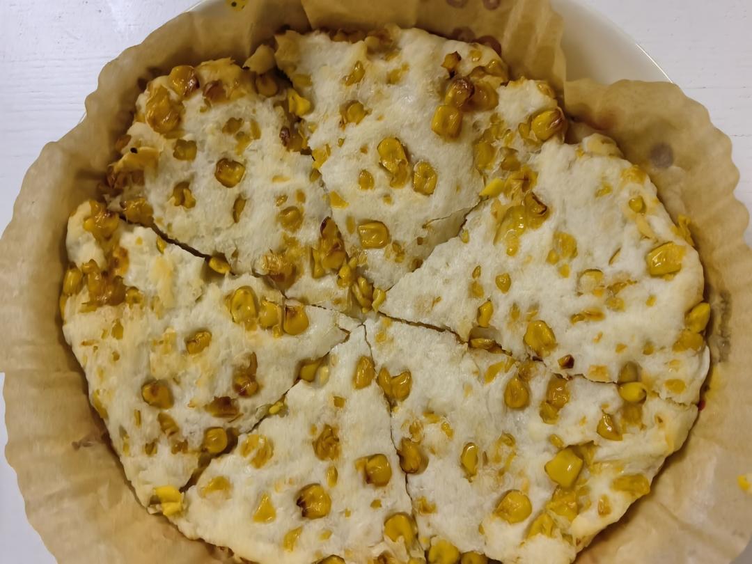 玉米粒大米粉煎饼的做法